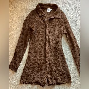 Princess Polly Brown Romper